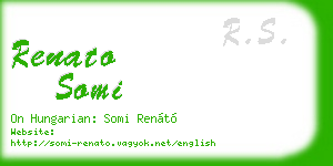 renato somi business card